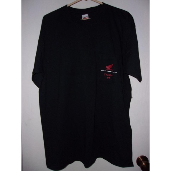 American Honda Employees Riders Club Shirt Mens L 1st Riders Club Chapter RARE - Picture 1 of 8